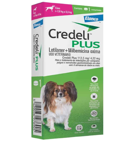 Credeli Plus para Cães de 2,8 a 5,5 kg - comprar online