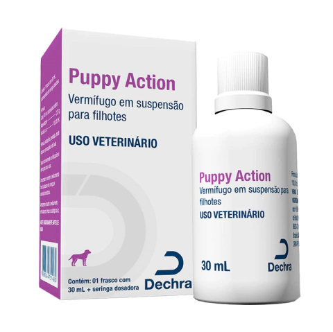 Vermífugo Puppy Action para Cães Filhotes - Dechra