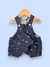 Jardinero gabardina estampado + gorro bebe - comprar online