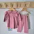 Conjunto vestido + calza acanalado beba - tienda online