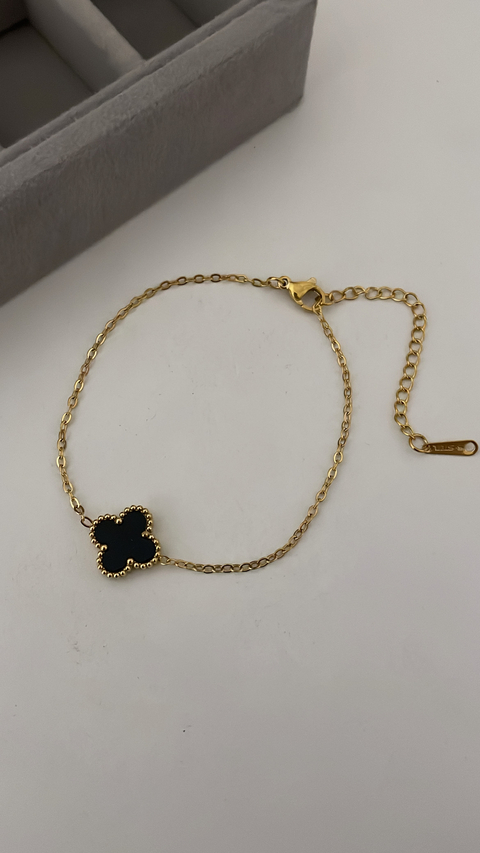 Pulseira 1 trevo inoxidável