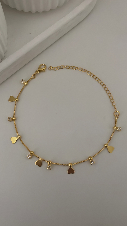 Pulseira minimalista mini esferas