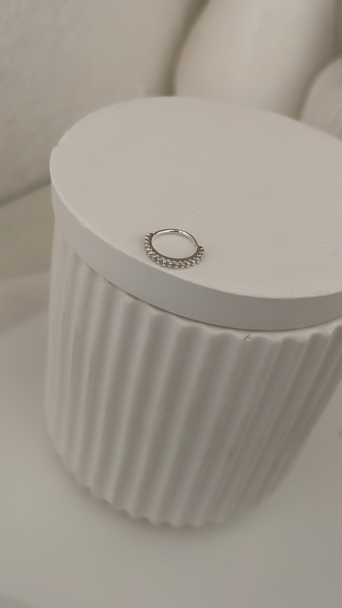 Piercing em prata nariz | helix