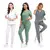 Novo conjunto de esfoliantes uniformes médicos