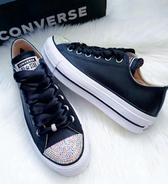 Angies Cristal Black con plataforma