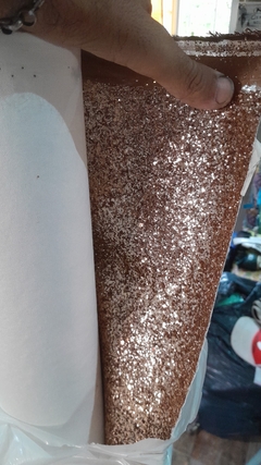 Botas Angies todas cubiertas en Glitter Rose Gold Oscuro en internet