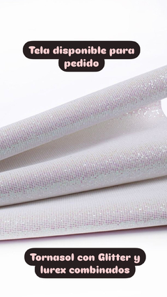 Angies New Cristal trabajado con glitter tornasol en lurex en internet