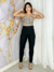 Calça montaria skiny com cinto