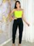 Cropped corset feminino Verde lima - comprar online