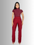 Calça montaria Flare com cinto Marsala - comprar online