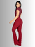 Calça montaria Flare com cinto Marsala