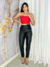 Calça montaria skiny com courino