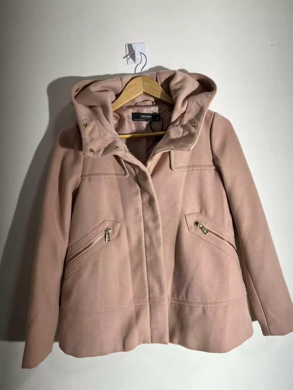 Tapado rosa (Zara) Talle XS