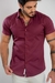 Camisa Acetinada Manga Curta - comprar online