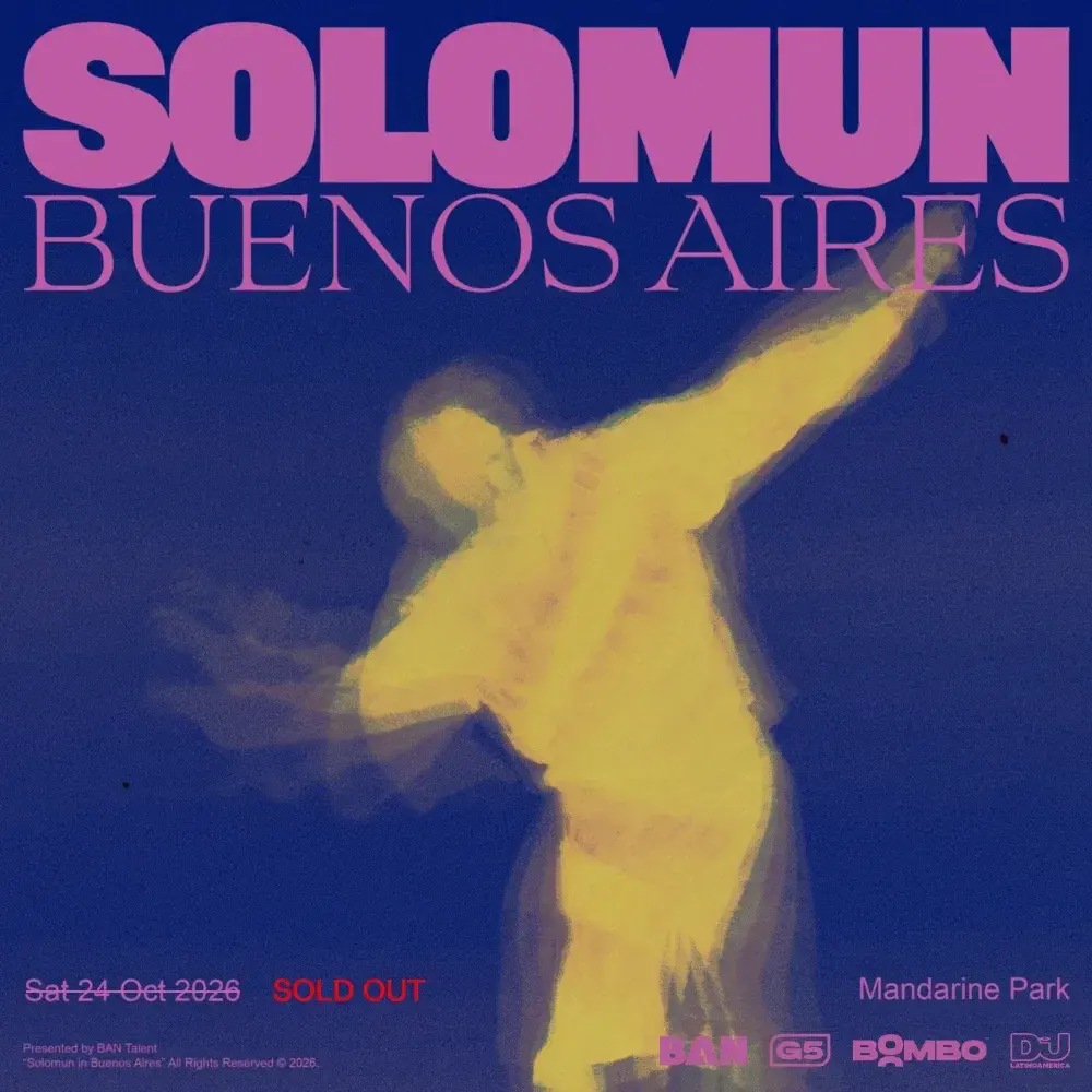 Flyer de Solomun en Mandarine Park, 24 de octubre de 2026