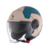 Casco abierto Mt Viale SV S E7 Azul Beige Mate - tienda online