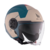 Casco abierto Mt Viale SV S E7 Azul Beige Mate - INDUMOTOR