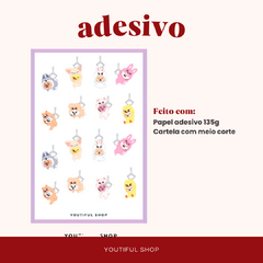CARTELA DE ADESIVOS SKZOO TOY WORLD - comprar online