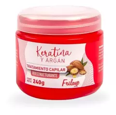 Baño De Crema Keratina Y Argan Frilayp X 240g