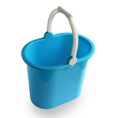 Balde oval 14litros con escurridor de mopa