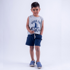8540 Short Tomi gris melange - Tidbit
