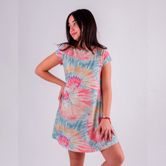 8531 Vestido Margot arcoiris blanco en internet