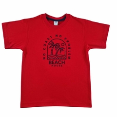 8856 Remera Beach House roja