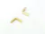 Cantoneira 1 cm Redonda Dourado - 50 Unidades - comprar online