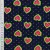 Tricoline Estampado Dg Coracoes - Marinho 5361-02