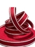 Alça Chic 4 Cm Branco Com Faixa Vermelho - comprar online