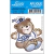 Aplique de MDF Urso Marinheiro Azul - APM8-057