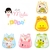 Babadores De Bebê EVA De Plástico Impermeável Para Crianças - Color Baby