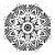 Stencil Simples 20X25 Opa 2283 Mandala II Camada II