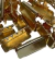 Terminal para Alça 4 cm / 40mm Verniz Cataforético Ouro - 10 Unidades