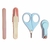 Kit Manicure com Estojo transparente Color Baby - 4 peças - loja online