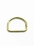 Meia Argola 2,5 cm Dourado Borda Média - 50 Unidades