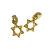 Cursor Estrela de David Médio 05/06 Dourado - 100 unidades
