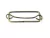 Regulador 4 cm / 40mm Ouro Velho Borda Fina - 10 Und.