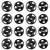 Colchete de Pressão para Costurar Nº06 21mm Preto - com 6UN - comprar online