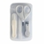 Kit Manicure com Estojo transparente - 4 peças - Transparente