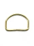Meia Argola 3 cm / 30mm Verniz Cataforético Ouro Borda Fina - 01 Unidade - 01 Unidade