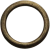 Argola 1 cm Ouro Velho Borda Fina - 1000 Unidades