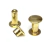 Rebite 02 Dourado - 1 unidade