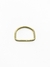 Meia Argola 1,6 cm Borda Fina Dourado - 1000 Unidades