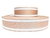 Alça Chic 3 Cm Branco Com Faixa Nude