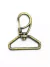 Mosquetão 3 cm Base Sextavada Ouro Velho - 05 Unidades