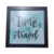 Quadro Decorativo com Moldura 23x23 Cm - QMS22 - Viagens - comprar online