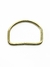 Meia Argola 3 cm / 30mm Dourado Borda Fina - 100 Und.