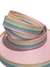 Alça Chic 3 Cm Arco Iris Rosa Bebê - comprar online