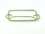 Regulador 4 cm / 40mm Dourado Borda Fina - 100 Und.